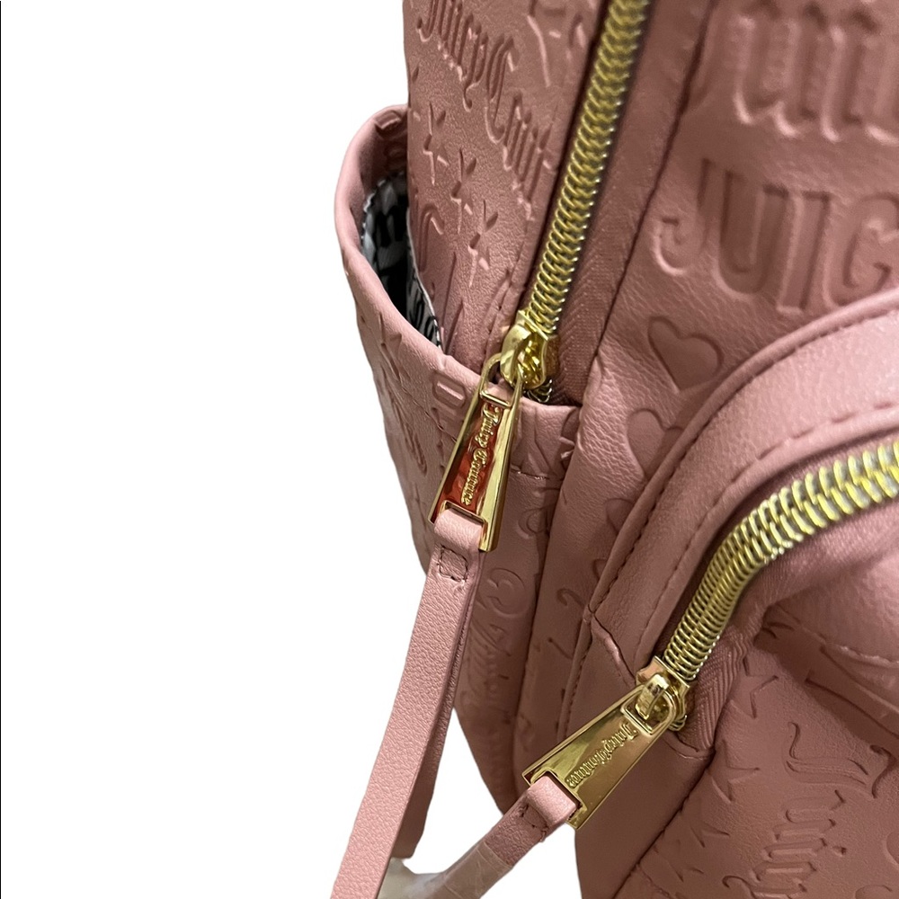 BNWT. JUICY COUTURE BLUSH WORD PLAY BACKPACK - Picture 4 of 13